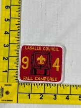 LaSalle Council 1994 Fall Camporee BSA Patch Red - $14.85