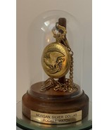 MORGAN 1887 SILVER DOLLAR POCKET WATCH AMERICAN HISTORIC SOCIETY JAPAN M... - $163.68 CAD