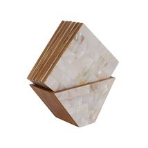 Mother of Pearl Bathroom Accessories Set Farmhouse Bathroom Décor Gift Set for C - £31.65 GBP