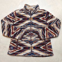 Ariat Chimayo Sunset Saltillo Aztec Sherpa Fleece Jacket - Women&#39;s Size XL - $1,141.79 MXN