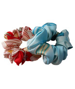 100% Mulberry Silk Scrunchie Hair Bands Floral Ponytail Holder for Women... - $300.25 MXN