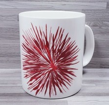 2014 Starbucks Holiday New Years Red Starburst 12 oz. Coffee Mug Cup - £10.58 GBP