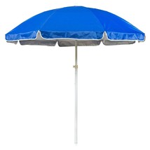 6.5&#39; Portable Beach and Sports Umbrella by Trademark Innovations (Blue) - £41.55 GBP