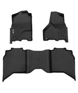 OREALTREND Floor Mats  for Dodge Ram Crewcab 2013-2018 Black TPE All-Wea... - $169.99