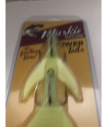 NEW Muskie Bacon PTLBL Yellow Power Tails Hook. SHIPN24HR - €8,45 EUR