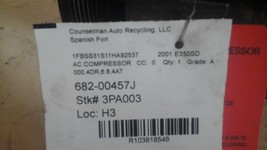 AC Compressor 8-363 Fits 03-05 EXCURSION 103818548 - £82.11 GBP
