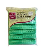 Vintage Goody Snap Over Magnetic Rollers Curlers Large Green Made In USA... - $220.63 MXN