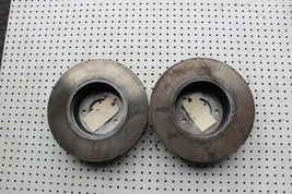 04-06 BMW E60 525i 528i 530i FRONT LEFT & RIGHT DISC BRAKE ROTORS R734 R735 image 11