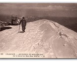 Mountain Climbers Mont-Blanc Massif France UNP DB Postcard W22 - $3.97