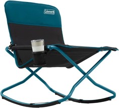 Coleman Cross Rocker Outdoor Rocking Chair, Portable Folding Chair With ... - $116.98