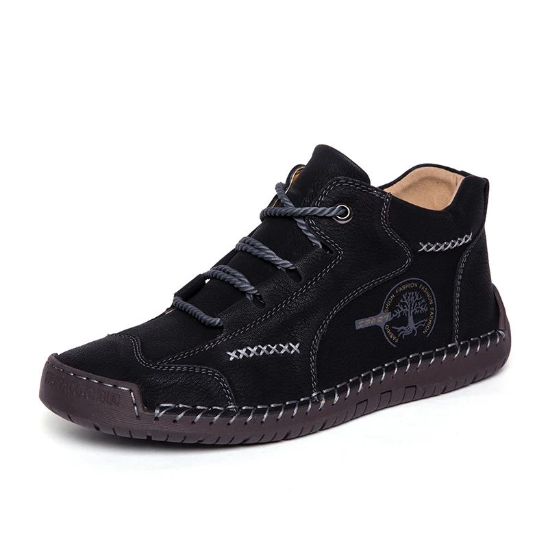 2024 Men&#39;s Ankle Boots Handmade Leather Western Boots Clic Fashion Men Hi Trek B - £184.12 GBP