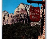 Gateway To Zion Canyon National Park Utah UT UNP Chrome Postcard Z1 - $1.93
