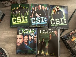 CSI: Crime Scene Investigation Complete Seasons 1 - 5 Wm Peterson, Eads, Fox ++! - $9.49