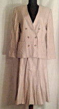 JH Collectibles 6 skirt 8 jacket suit pink gray plaid Flaw - £36.77 GBP