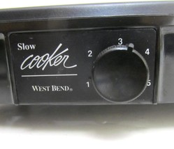 West Bend Slow Cooker Replacement Know 4 Quart 6 Quart Temp Button vtg 84624 - £8.68 GBP