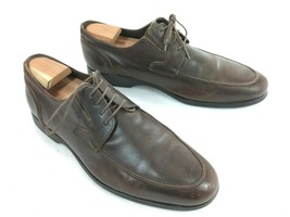 Magli by Bruno Magli MN 9003 Ventura Men&#39;s Oxford Leather Shoes Size 9 M Brown - £23.58 GBP