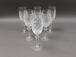 Waterford Crystal Powerscourt 8 1/4&quot; Champagne Flutes Glasses Set Of 6 - $499.99