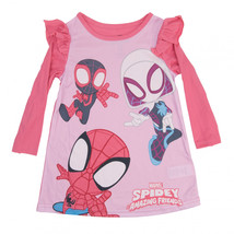 Spidey and His Amazing Friends Toddler&#39;s Nightgown Pink - £20.68 GBP