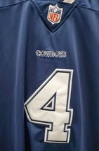 Men's Medium Cowboys Dak Prescott #4 On Field Jersey Embroidered image 7