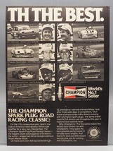 Vintage Magazine Ad Print Design Advertising Champion Spark Plugs Motor Oil - £26.51 GBP