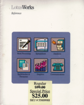 Lotus Works Training Package Tutorial and Reference Books 1990 Sealed - $15.80