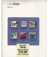 Lotus Works Training Package Tutorial and Reference Books 1990 Sealed - $300.30 MXN