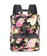 Madden Girl Authentic Adorable Bbenji Backpack Black Floral Brand New Wi... - £43.94 GBP