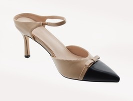 Women Sandals Coutgo Women Colorblock Heeled Sandals Size 8.5 Black/Brown - $25.72
