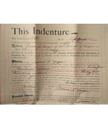 1920 antique MOYER FAMILY INDENTURE MORTGAGE hatfield montgomery county pa  - £50.51 GBP