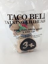 1998 Taco Bell Chihuahua Plush Talking Dog "I think I'm in Love!" - $13.99