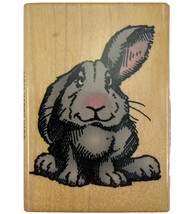 Easter Bunny Rabbit Harry Hare Rubber Stamp Comotion #1811 Vintage 1995 New - $8.77