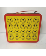 Smiley face Metal Tin Lunch Box  - £11.75 GBP