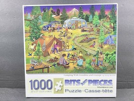 Camping with Grandma and Gramps 1000 Piece Jigsaw Puzzle Sandy Rusinko Gift NEW - £23.73 GBP