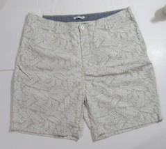 Nautica Mens Tropical Leaves Pattern Print Shorts Beige Size 38 NWT - $468.17 MXN