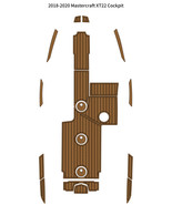 2018-2020 Mastercraft XT22 Cockpit Pad Boat EVA Foam Faux Teak Deck Floo... - $951.87 CAD