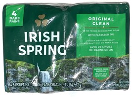 Irish Spring Bar Soap, Original Clean, 12 Hour Fresh, 4 Pack Bars - 3.7 ... - $8.95