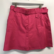 White Stag Racy Pink Skort Stretch Cotton Belted Pockets Spring Summer EPOC SZ 8 - £14.89 GBP