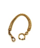 Antique Gold Filled Hallmarked KJ Art Deco Heavy Double Chain Pocket Fob... - $237.61 CAD