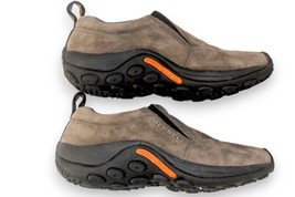 Merrell Suede Shoes Womens 9.5 Jungle Moc Comfort Slip On J60788 Gunsmoke Gray - £21.42 GBP
