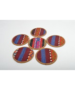 kilim coasters ,Coaster,new year gift, 4,5&#39;&#39;, handmade coaste ,homedecor... - $29.00