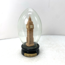 Big Ben Clock Tower London Light Bulb Shaped Glass Dome 4&quot; Miniature Decor - £16.13 GBP