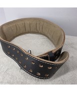 Altus 2 Prong Dark Brown Leather Weight Liffting Belt Power Training L 3... - $52.46