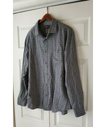 Black Brown 1826 Men&#39;s Size XL Gray, Black, White Cotton Long Sleeve Shirt - £11.69 GBP