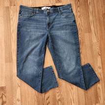 Sonoma Jeans Women&#39;s Plus Size 18W Blue Medium Wash Elastic Waist Boot Cut - £17.30 GBP