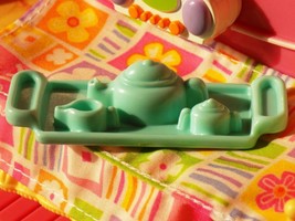 Playskool Dollhouse Blue Tea Set Tray Kitchen Hutch Piece Play Food Vintage RARE - £4.73 GBP