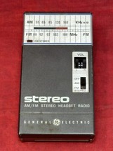 Ge General Electric 7-1610A Am Fm Stereo Handheld Portable Vtg Battery Radio Work - £23.69 GBP