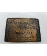 Vintage brass Budweiser belt buckle - $14.99