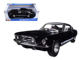 1967 Ford Mustang GTA Fastback Black &quot;Special Edition&quot; 1/18 Diecast Model Car by - £56.87 GBP