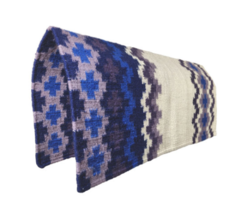 STG Woolen Hand Woven Custom Western Horse Saddle Blanket Show Rodeo Ranching - £127.88 GBP