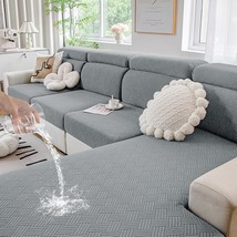 Hyha Waterproof Couch Cushion Covers, Stretch Magic Sofa, Back Cover M, ... - $31.93